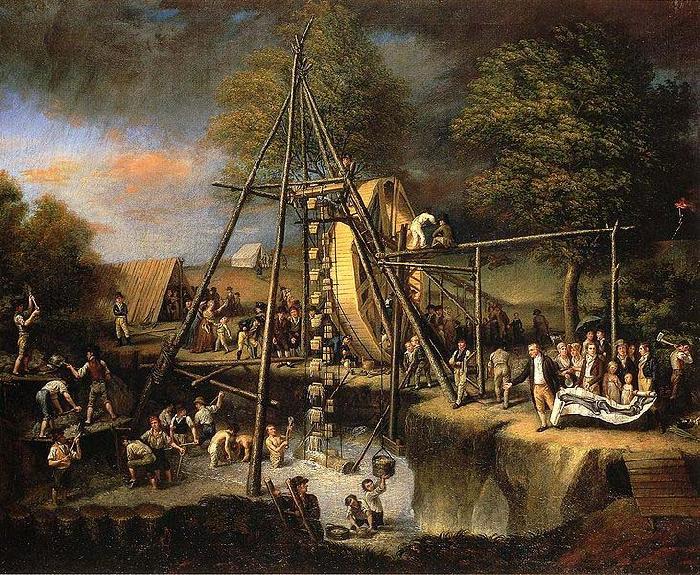 Charles Willson Peale The Exhumation of the Mastodon Sweden oil painting art